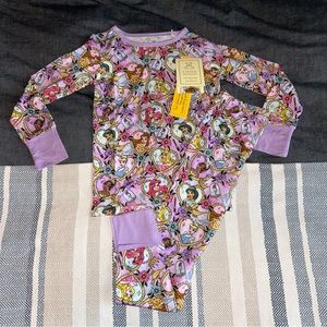 Little Snuggles Disney Princess Love Bamboo Pajama Set - 5T